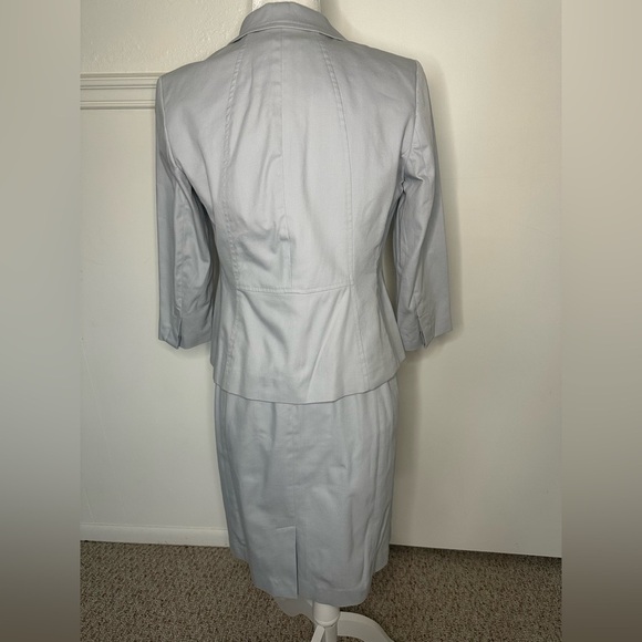 Talbots Grayish blue Blazer with Dress size 4 petite - Picture 5 of 14